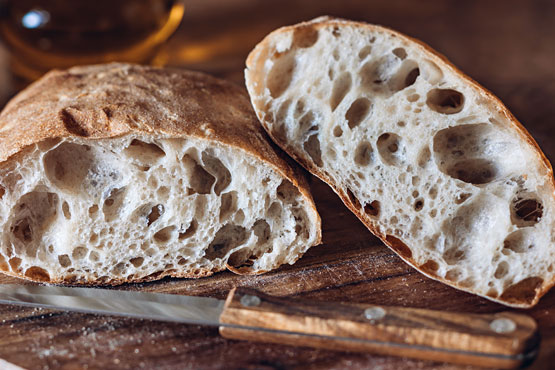 Produzione industriale di pane per ciabatta industriale - Materpro SRL